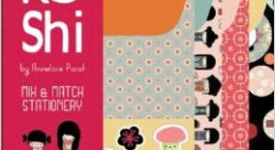 KOKESHI STATIONNERY édité chez CHRONICLE BOOKS (San Francisco) - annelore parot-illustrateur