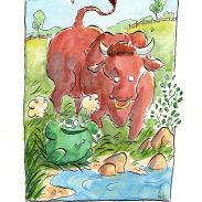 La grenouille et le bouf