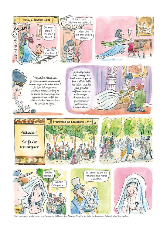 Scènes de vie parisienne en 1841