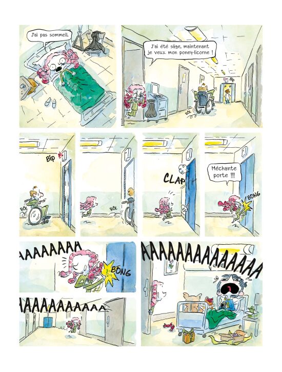 Le poney-licorne et son patient