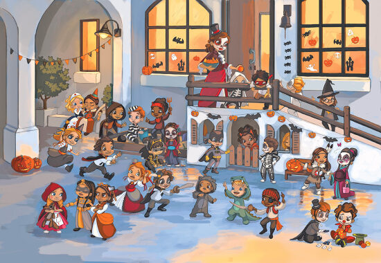 Halloween sur la place