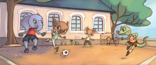 Jouer au football
