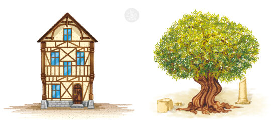 Maison à colombages traditionnelle