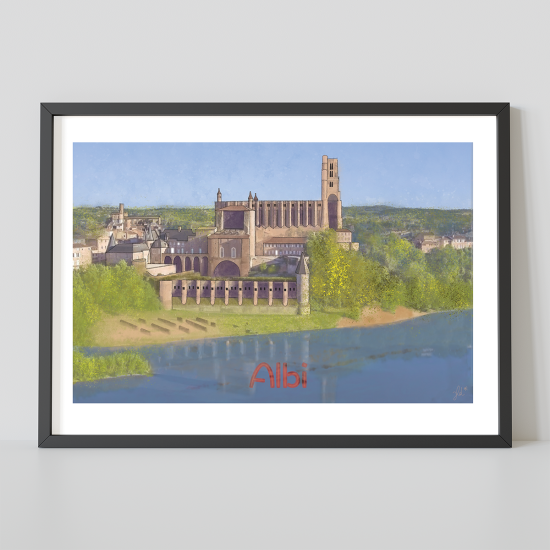 Vue de village à Albi