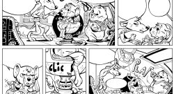 Les rongeurs de l'espace - planche extraite d'une histoire courte. - khowo-illustrateur