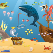 Scène sous-marine colorée