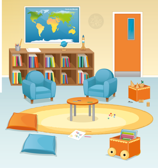 Salon de lecture pour enfants