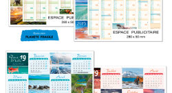 CALENDRIERS Bancaires 2019 - Lydie PERRIN-graphiste