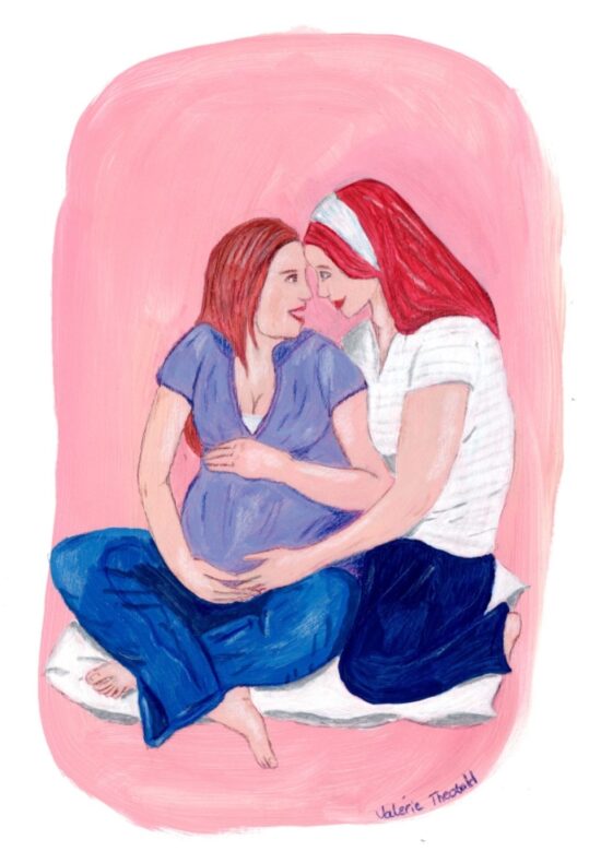 Femmes enceintes en douceur