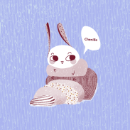 Rabbit in the rain