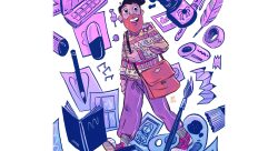 Auto portrait - Maxime Belloche-illustrateur