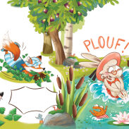 Plouf ! Les loups dans la rivière