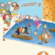 Cours d'agilité pour rats