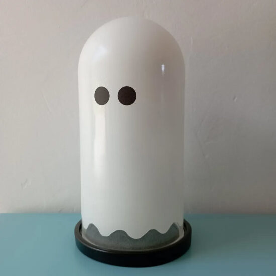 Bougie en verre transparent