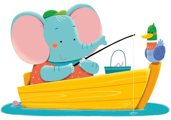 Éléphant au bord de l'eau