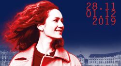 Affiche du festival Soirées du Cinéma Russe de Bordeaux - Volga Voronovskaia-graphiste